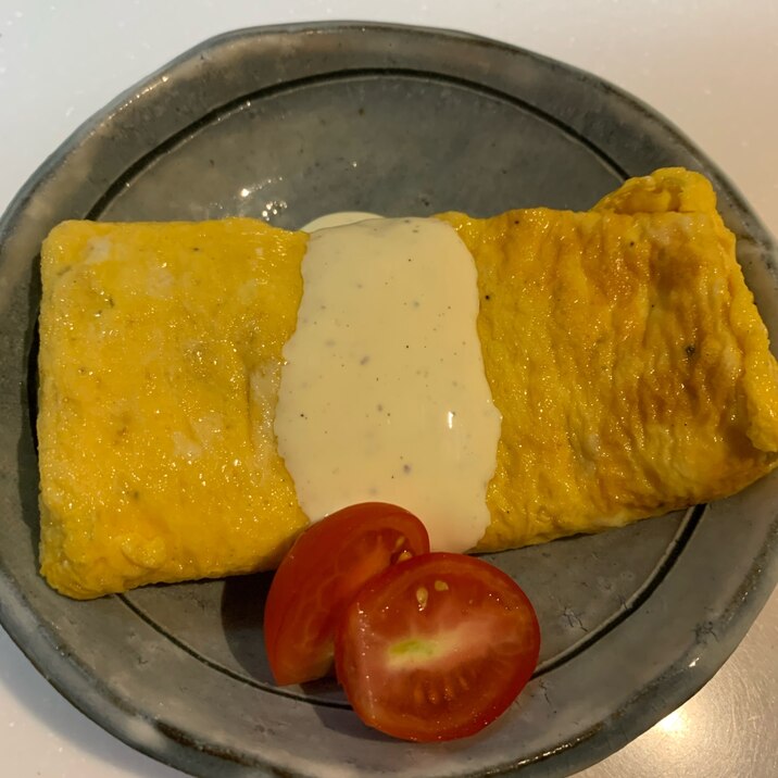 トマト入りの卵焼き